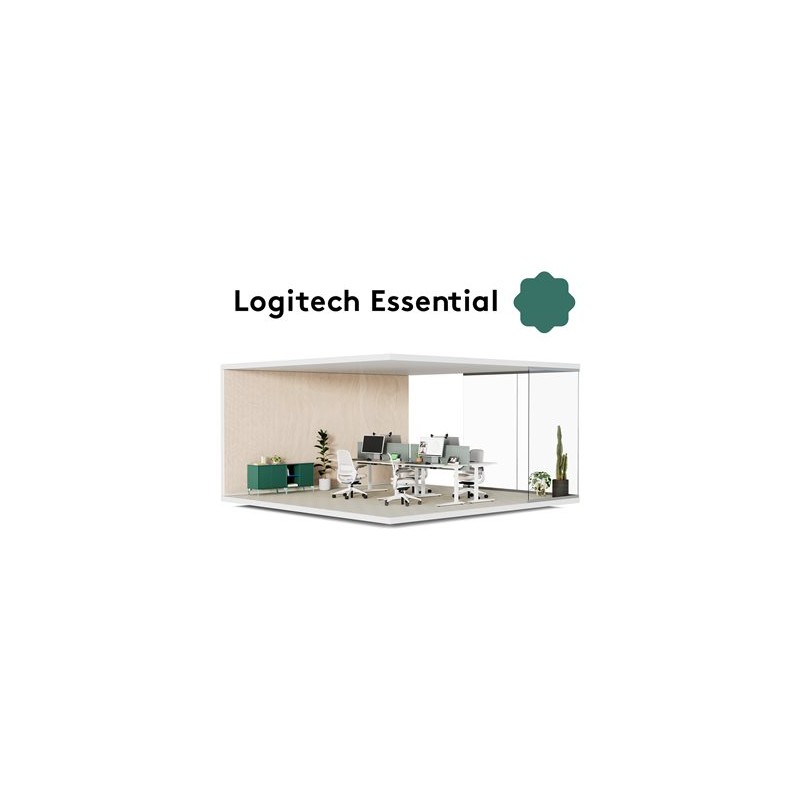 Logitech Essential for Flex Desks | Three Year Service Plan - Licence na předplatné (3 roky) + Logitech Basic Support - 1 flex