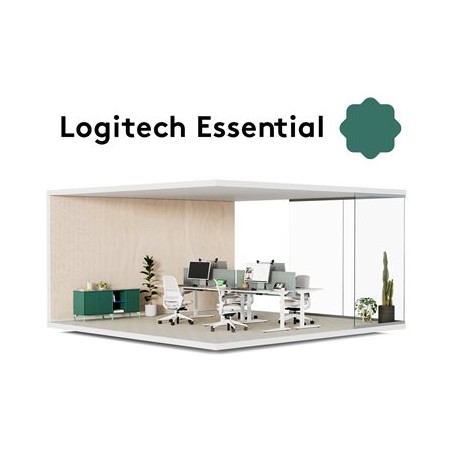 Logitech Essential for Flex Desks | Three Year Service Plan - Licence na předplatné (3 roky) + Logitech Basic Support - 1 flex