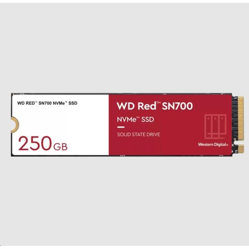 WD Red SN700 POWERED BY SANDISK/250GB/SSD/M.2 NVMe/5R WDS250G1R0C68BDK0
