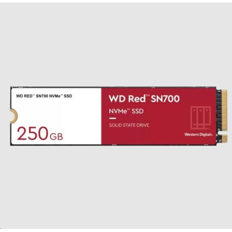 WD Red SN700 POWERED BY SANDISK/250GB/SSD/M.2 NVMe/5R WDS250G1R0C68BDK0