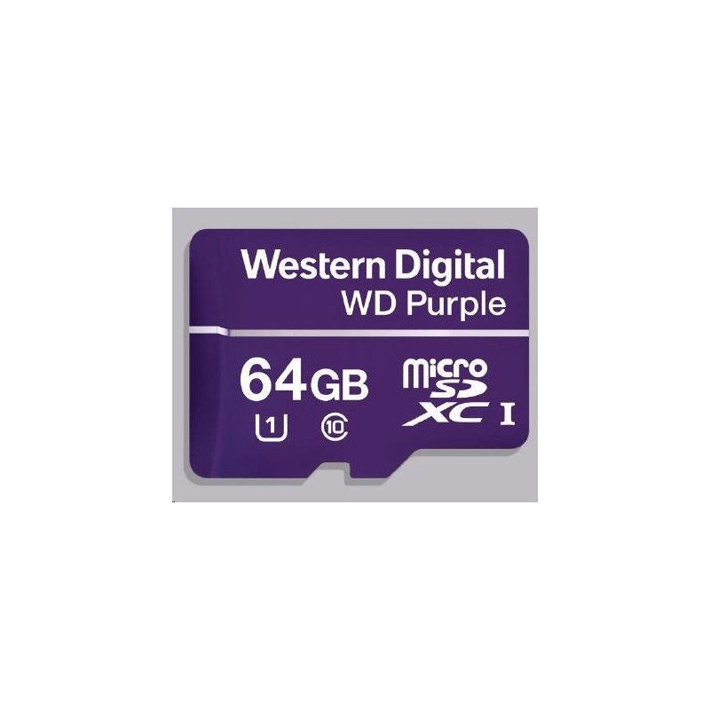WD Purple microSDXC 64GB Class 10 U1