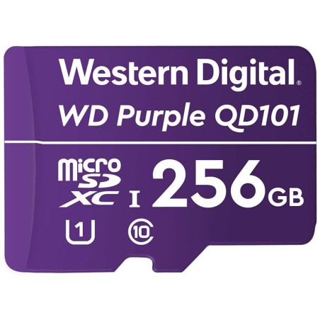 WD Purple microSDXC 256GB Class 10 U1 WDD256G1P0C85AEL0