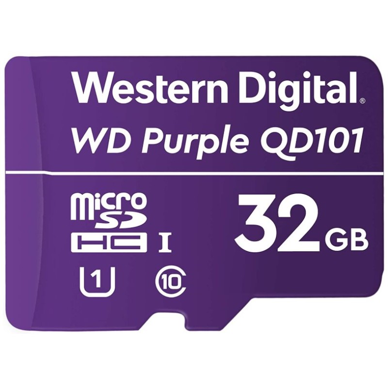 WD MicroSDHC karta 32GB Purple WDD032G1P0C Class 10, 16TBW