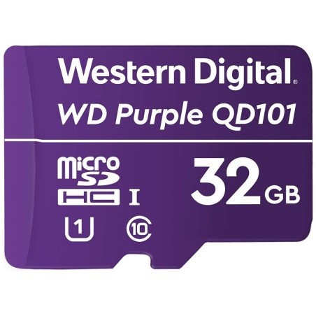 WD MicroSDHC karta 32GB Purple WDD032G1P0C Class 10, 16TBW