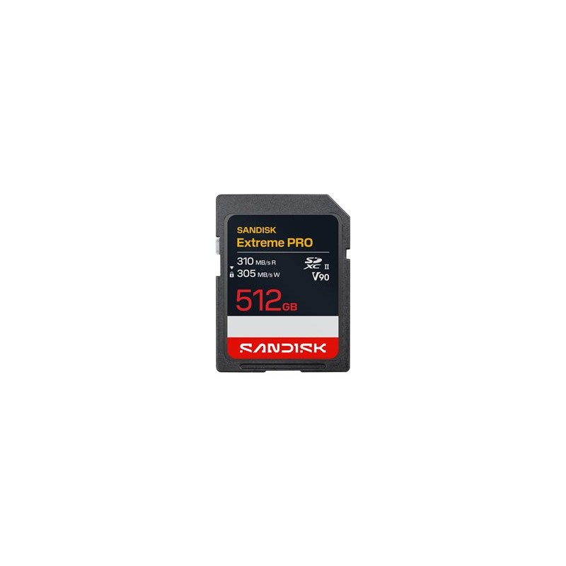 SanDisk Extreme PRO UHS-II V90 Cards UHS SDSDXDE512GGN4IN