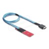 Delock M.2 Key M to 1 x OCuLink SFF-8611, Delock M.2 Key M to 1 x OCuLink SFF-8611