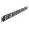 Delock 19 1U Rack Cover for 8 fans 40 x, Delock 19 1U Rack Cover for 8 fans 40 x