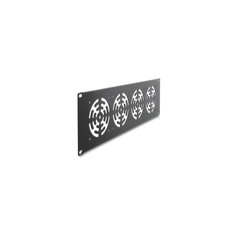 Delock 19 3U Rack Cover for 4 fans 92 x, Delock 19 3U Rack Cover for 4 fans 92 x