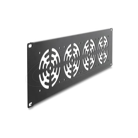 Delock 19 3U Rack Cover for 4 fans 92 x, Delock 19 3U Rack Cover for 4 fans 92 x