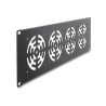 Delock 19 3U Rack Cover for 4 fans 92 x, Delock 19 3U Rack Cover for 4 fans 92 x