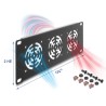 Delock 10 2U Rack Cover for 3 fans 60 x, Delock 10 2U Rack Cover for 3 fans 60 x