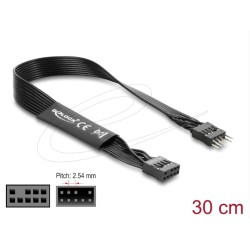 Delock HD Audio Flat Cable Motherboard E, Delock HD Audio Flat Cable Motherboard E 86052