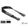 Delock HD Audio Flat Cable Motherboard E, Delock HD Audio Flat Cable Motherboard E 86052