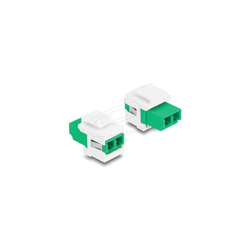 Delock Keystone Module LC Duplex female, Delock Keystone Module LC Duplex female 87066