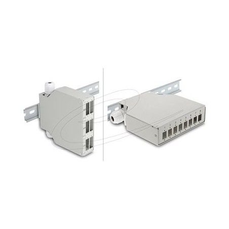 Delock Fiber Optic Patch Panel 6 port fo, Delock Fiber Optic Patch Panel 6 port fo