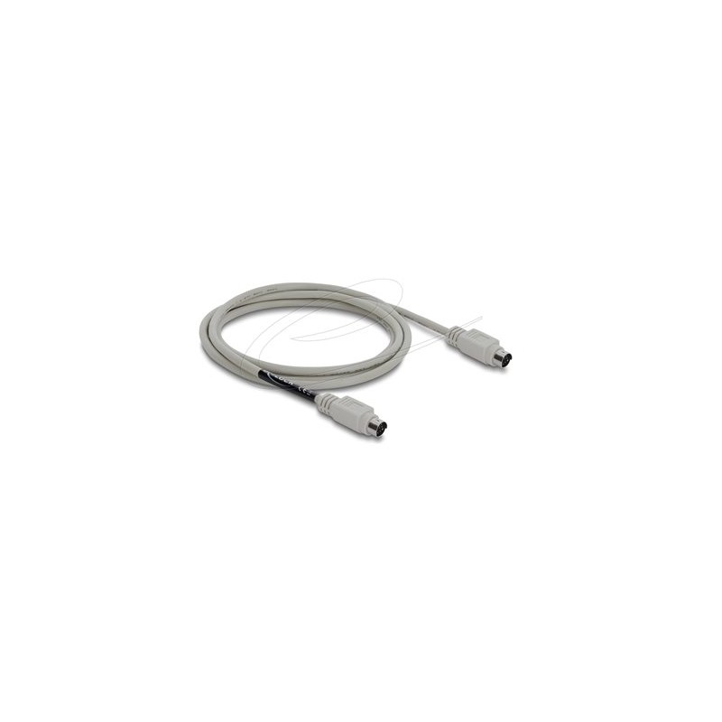 Delock PS/2 Cable plug to plug 1.8 m, Delock PS/2 Cable plug to plug 1.8 m