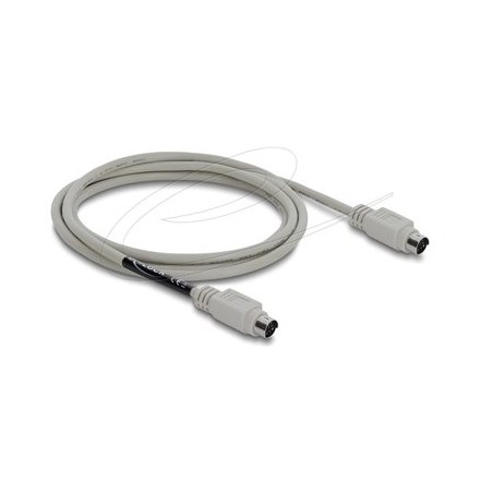 Delock PS/2 Cable plug to plug 1.8 m, Delock PS/2 Cable plug to plug 1.8 m