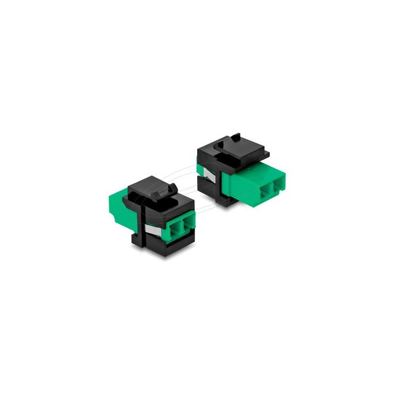 Delock Keystone Module LC Duplex female, Delock Keystone Module LC Duplex female 87074