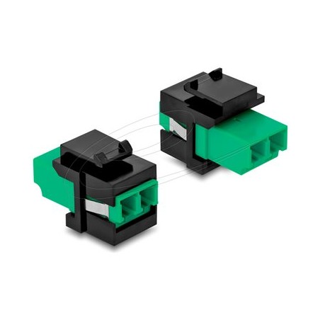 Delock Keystone Module LC Duplex female, Delock Keystone Module LC Duplex female 87074