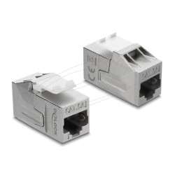 Delock Keystone Module coupler RJ45 jack, Delock Keystone Module coupler RJ45 jack 91122