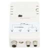 NEDIS zesilovač CATV/ maximální zesílení 25 dB/ 47 - 694 MHz/ 2 výstupy/ konektor IEC/ bílý