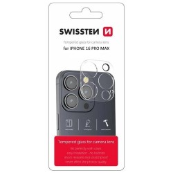Swissten ochranné sklo na čočky fotoaparátu pro apple iphone 16 pro max