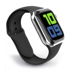 Swissten řemínek pro apple watch silikonový 42 / 44 / 45 / 49 mm černý