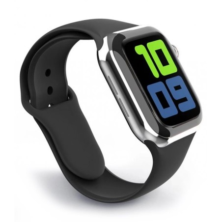 Swissten řemínek pro apple watch silikonový 42 / 44 / 45 / 49 mm černý