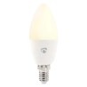 NEDIS chytrá LED žárovka/ Zigbee 3.0/ E14/ 4,9W/ 230V/ 470lm/ teplá až studená bíla/ 2200–6500K/ RGB/ stmívatelná