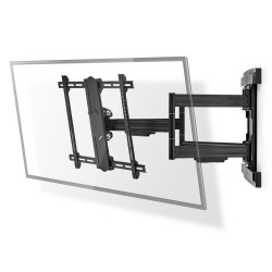 NEDIS nástěnný TV držák/ 37 - 80"/ nosnost 70 kg/ polohovatelný/ ocel/ černý