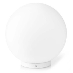 NEDIS Wi-Fi chytré náladové RGB světlo/ kulaté/ průměr 20 cm/ teplá až studená bílá/ 360 lm/ 5 W/ sklo/ Android & iOS