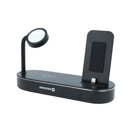 Swissten bezdrátová nabíječka 4v1 mfi (kompatibilní s magsafe)