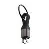 Swissten magnetický keychain kabel usb-c / lightning 9,7 cm