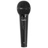 NEDIS kabelový mikrofon/ Kardioid/ odnímatelný kabel 5m/ 600 Ohm/ -72 dB/ jack 6.35 mm/ vypínač/ ABS/ černý