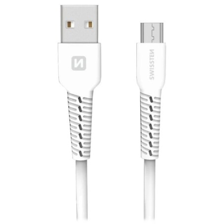 Swissten datový kabel usb/micro usb bílý 1,2m (samoprodavač)