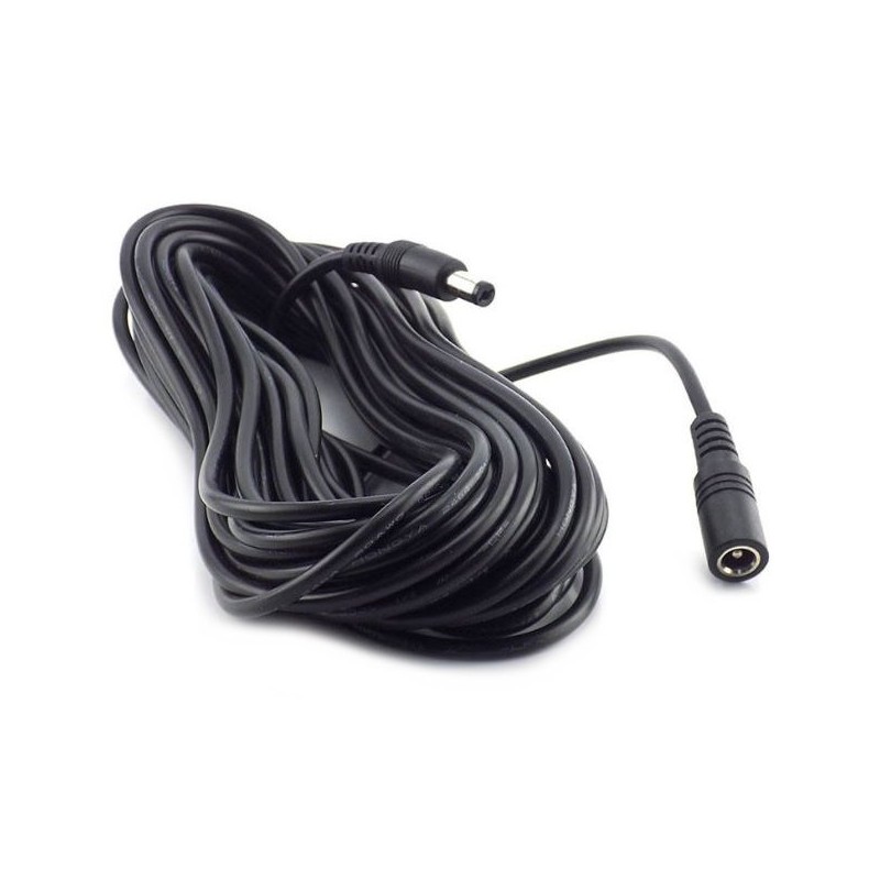 EZVIZ prodlužovací venkovní napájecí kabel k IP kamerám/ 1× DC 5,5 mm male/ 1× DC 5,5 mm female/ délka 5m/ černý