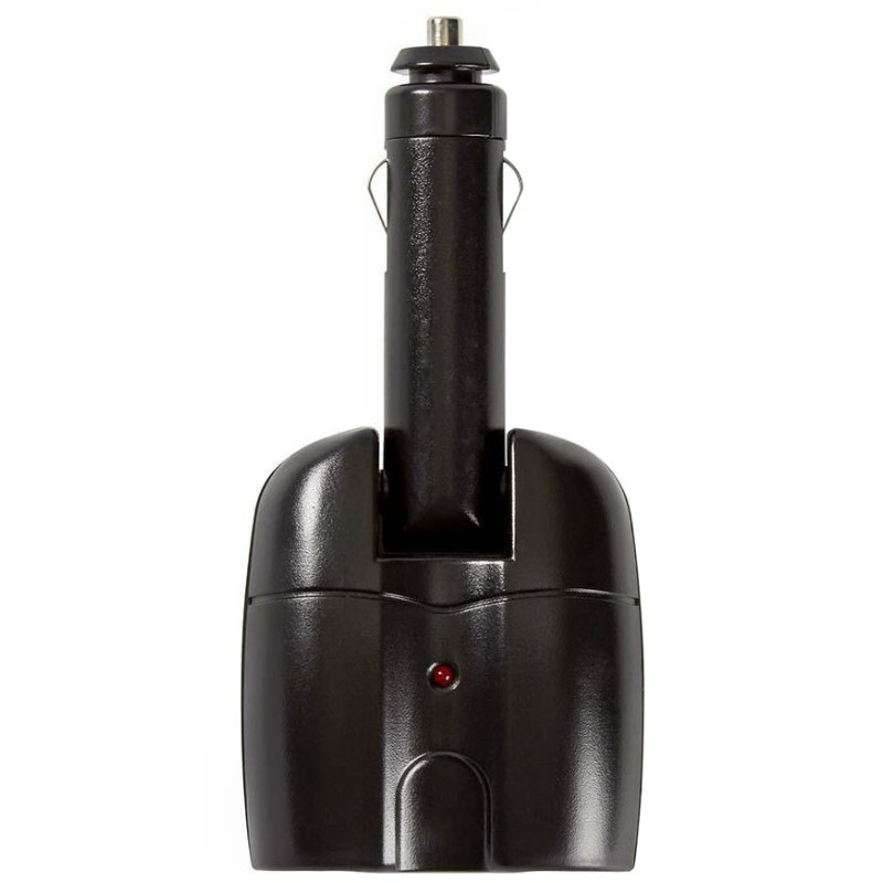 NEDIS univerzální DC/DC napájecí adaptér/ auto adaptér/ 120 W/ 10 A/ 2x 12 V DC zásuvka/ černý