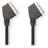 NEDIS kabel SCART/ SCART zástrčka - SCART zástrčka/ černý/ bulk/ 1,5m
