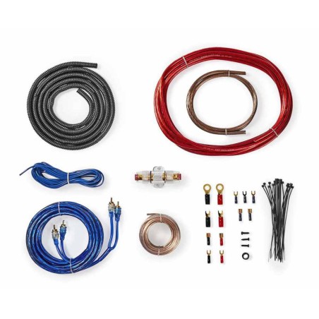 NEDIS sada audiokonektorů do auta/ 800W/ pozlacené/ blistr/ 5m