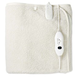 NEDIS elektrická deka/ 1 osoba/ 150 x 80 cm/ 3 nastavení teploty/ ochrana proti přehřátí/ Polyester/ Syntetická vlna