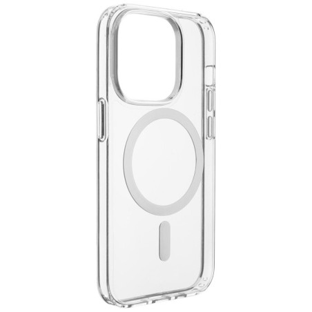 Swissten pouzdro clear jelly MagStick iPhone 14 Pro transparentní