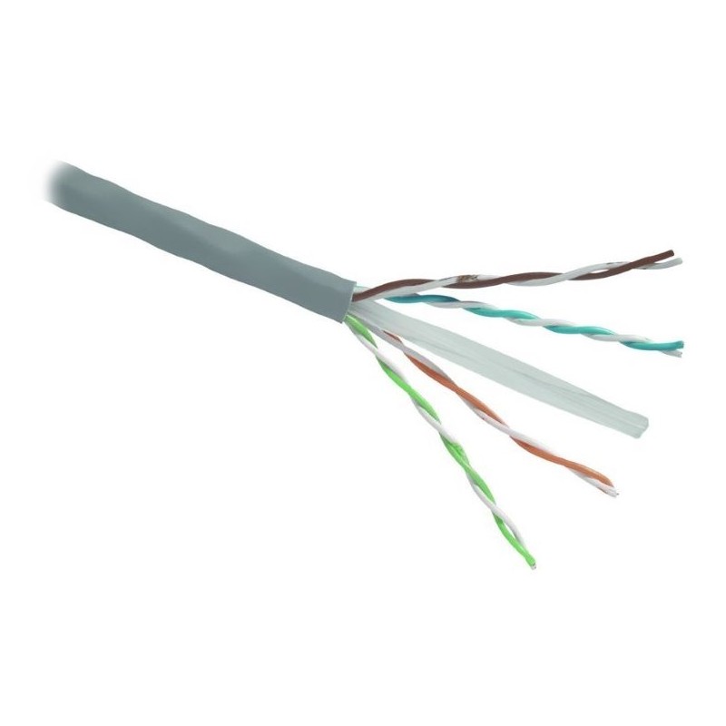 UTP kabel PlanetElite, Cat6, licna(lanko), PVC, šedý, 305m