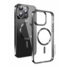 Swissten POUZDRO CLEAR JELLY MagStick METALLIC PRO IPHONE 15 Plus ČERNÉ