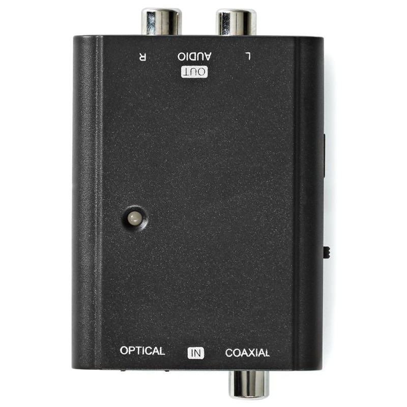 NEDIS převodník digitálního zvuku na stereofonní/ 1cestný/ zásuvka RCA + zásuvka Toslink/ 2x zásuvka RCA (Stereo)