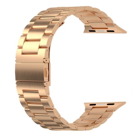 Swissten řemínek pro apple watch kovový 42 / 44 / 45 / 49 mm růžovo zlatý