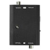 NEDIS digitální audio převodník/ 2cestný/ zásuvka RCA + zásuvka Toslink/ zásuvka RCA + zásuvka Toslink/ černý