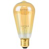 NEDIS LED žárovka E27/ ST64/ 4,9 W/ 220 V/ 470 lm/ 2100 K/ stmívatelná/ extra teplá bílá/ retro styl