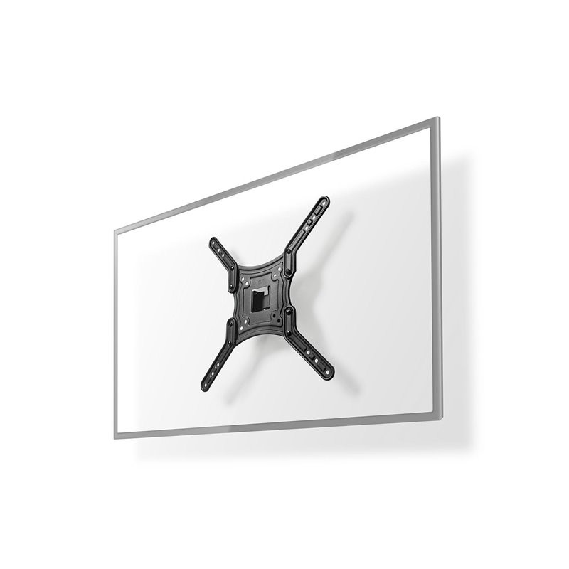 NEDIS nástěnný TV držák/ 23 - 55"/ nosnost 30 kg/ náklon 20°/ otočný 0 - 70°/ Full Motion/ ocel/ černý