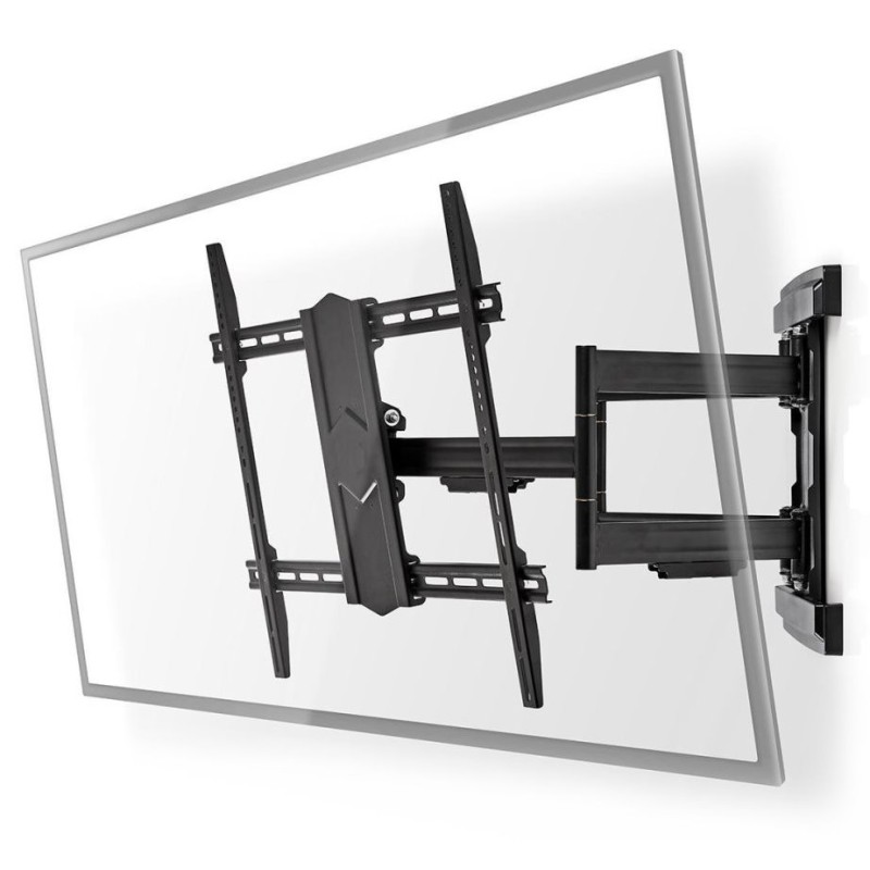 NEDIS nástěnný TV držák/ 43 - 100"/ nosnost 70 kg/ polohovatelný/ ocel/ černý