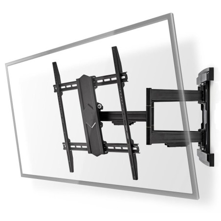 NEDIS nástěnný TV držák/ 43 - 100"/ nosnost 70 kg/ polohovatelný/ ocel/ černý